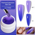 Gel Termic UV / LED LILYCUTE Thermal pentru unghii de 8g Cod LC-TH003 Purple-Blue